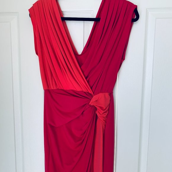 Orange and Pink Women’s Dress - Picture 3 of 12